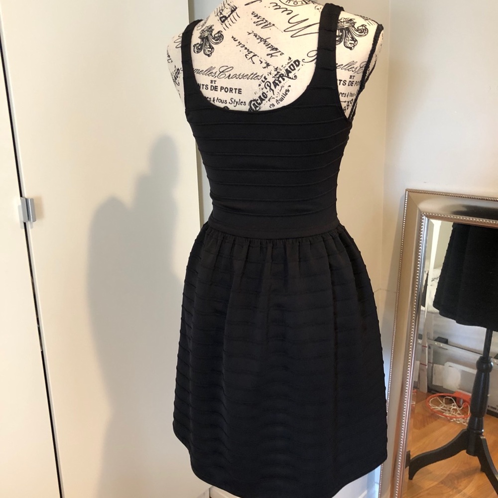 Tank fit and flare dress- AQUA